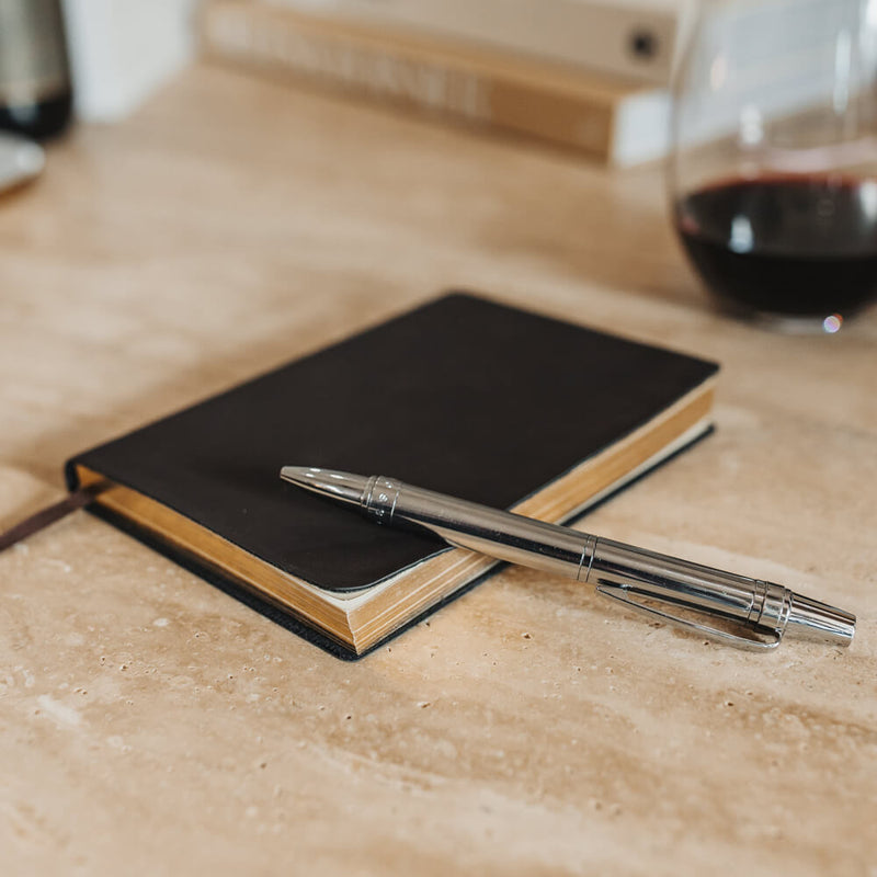 Keepsake Cocao Brown A6 Gold-Edged Notebook