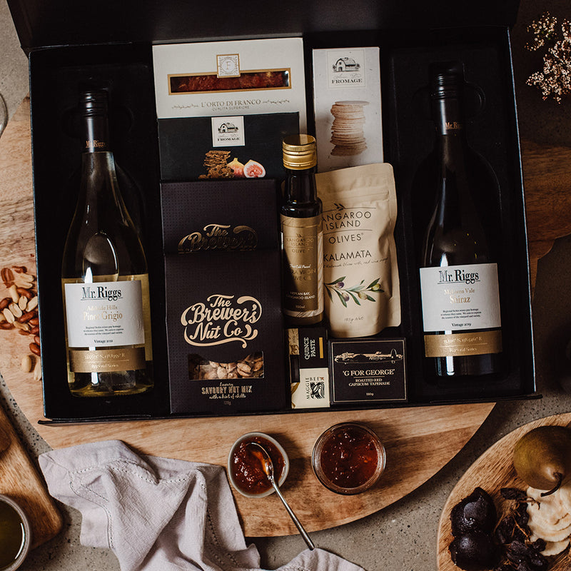 Red & White Nibbles Hamper - Alternative View