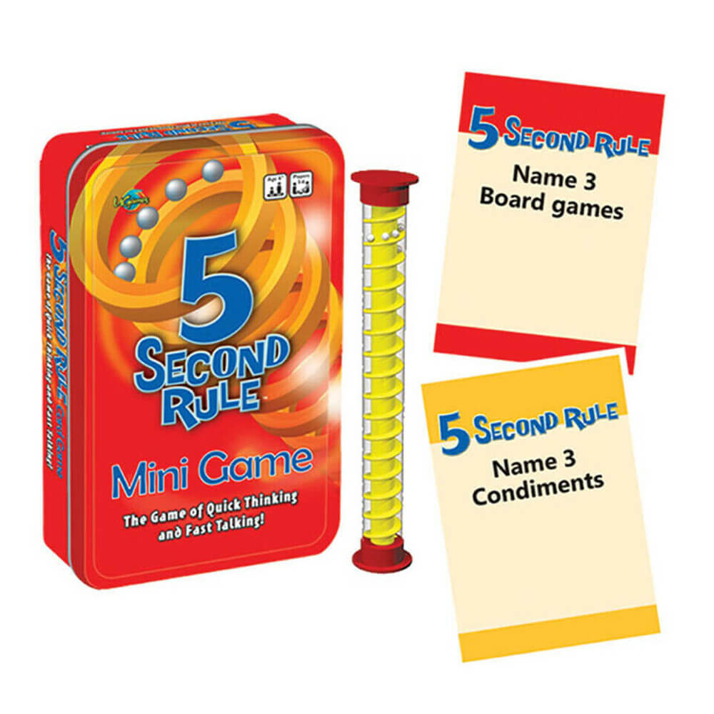 Christmas Gift Ideas For Kids 5 Second Rule Tin Game