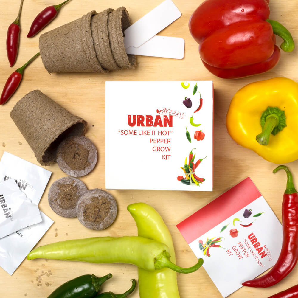 Urban Greens Some Like It Hot Pepper Grow Kit