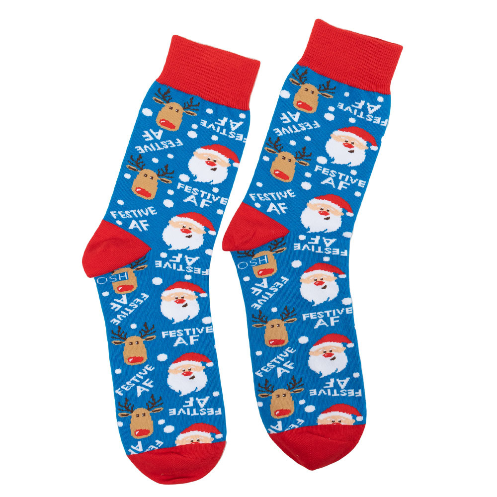Christmas Festive AF Santa Socks | Gifts Australia