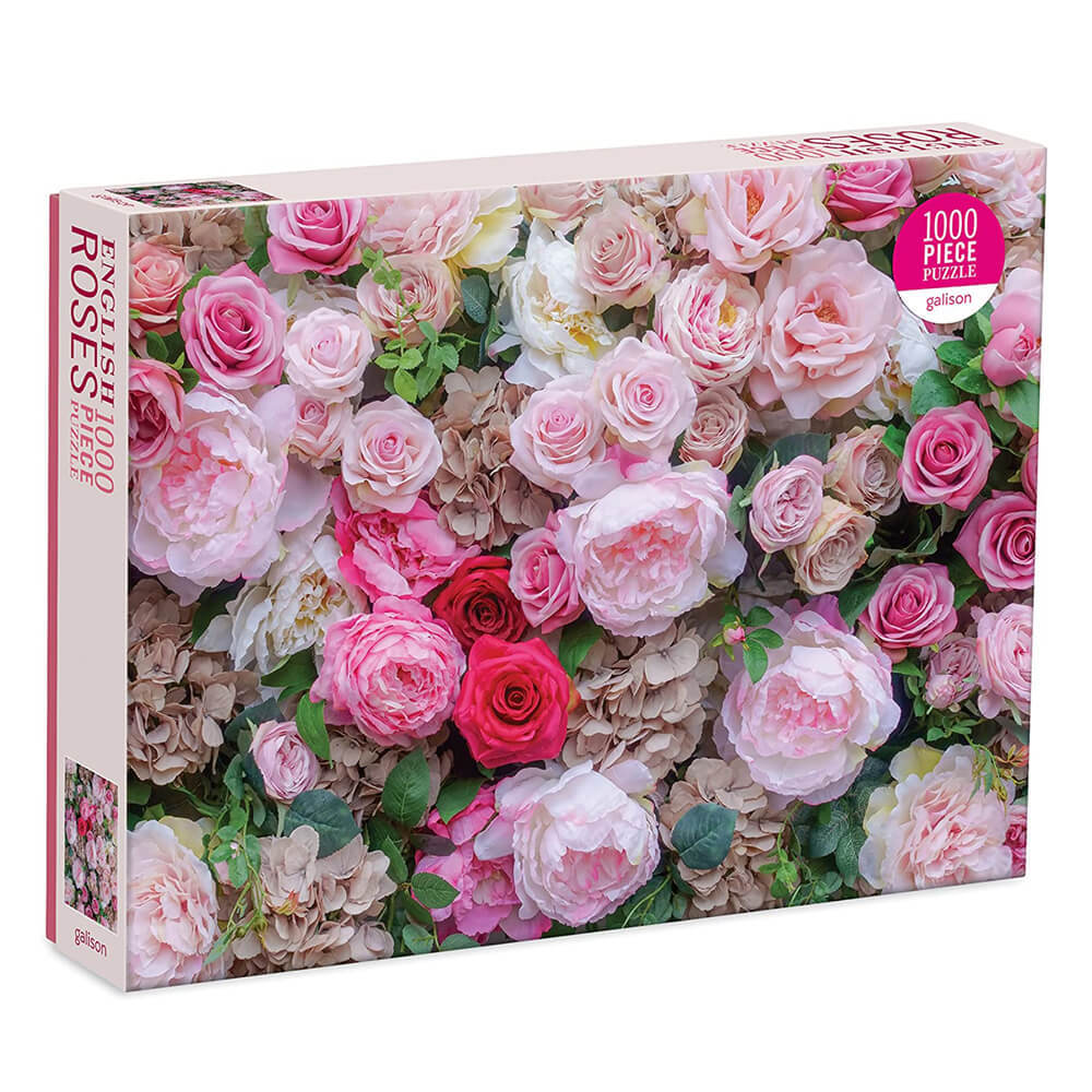 Pink Roses 1000 Piece Jigsaw Puzzle
