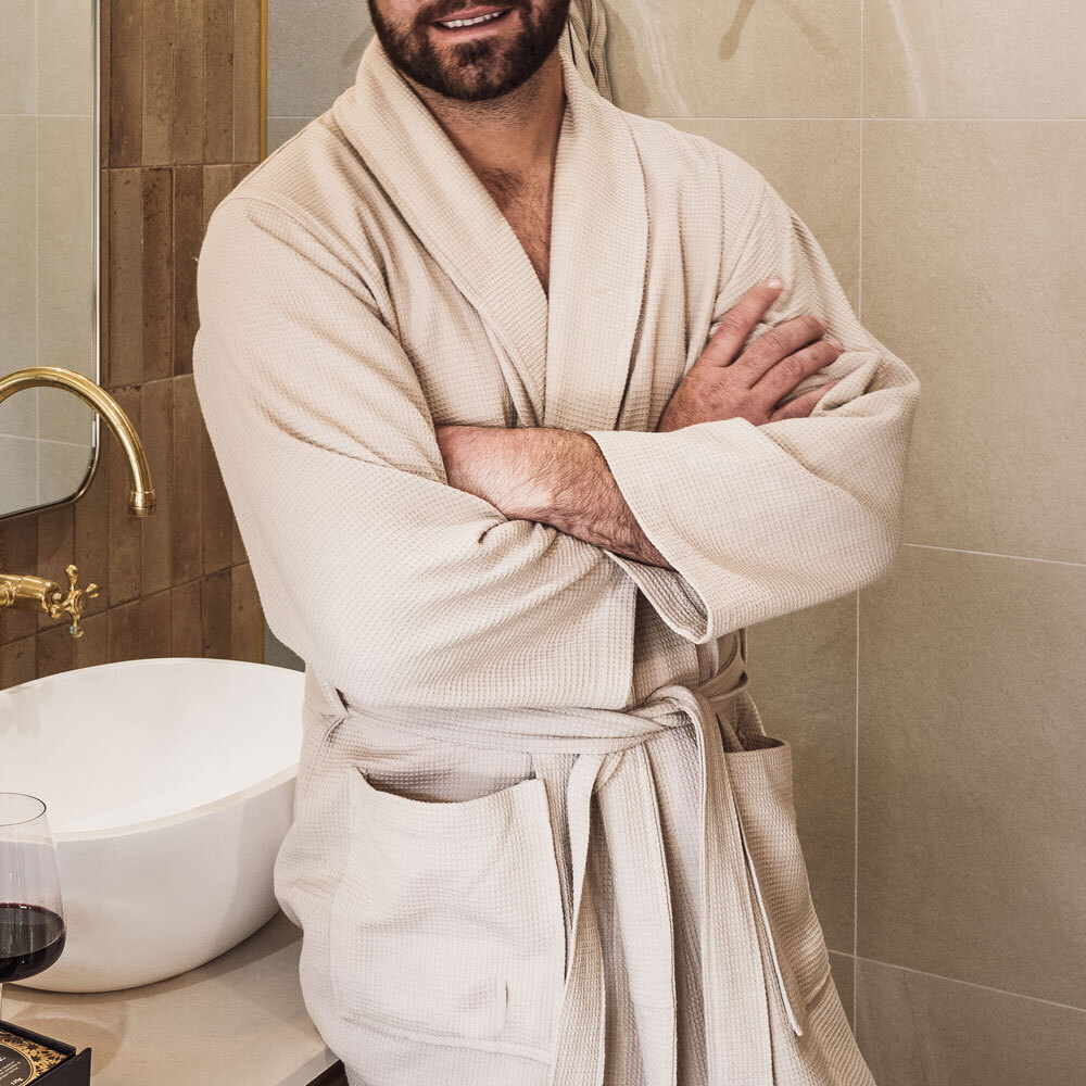 Hotel Soft Touch Egyptian Cotton Towelling Bath Robe | Australia