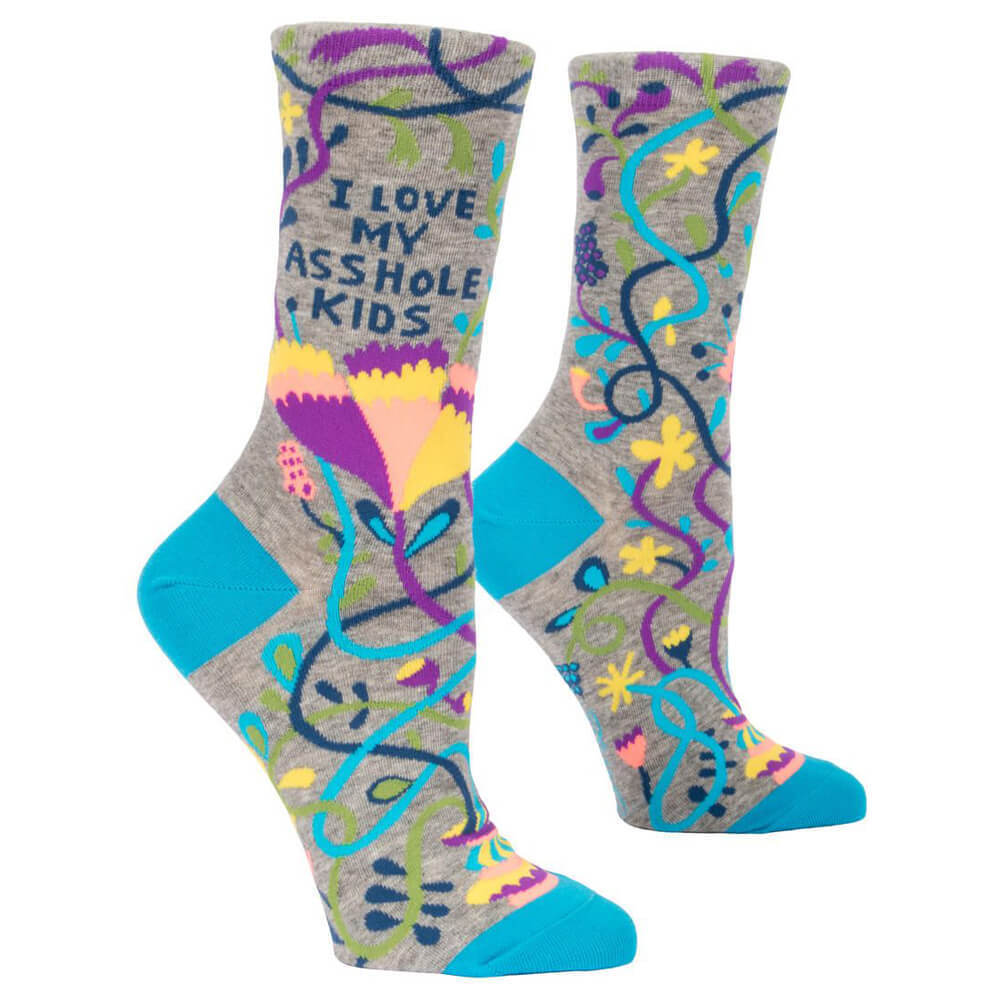 I Love My Asshole Kids Womens Crew Sock | Gifts Australia