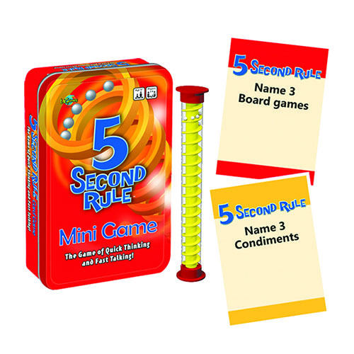 5 Second Rule Tin Game