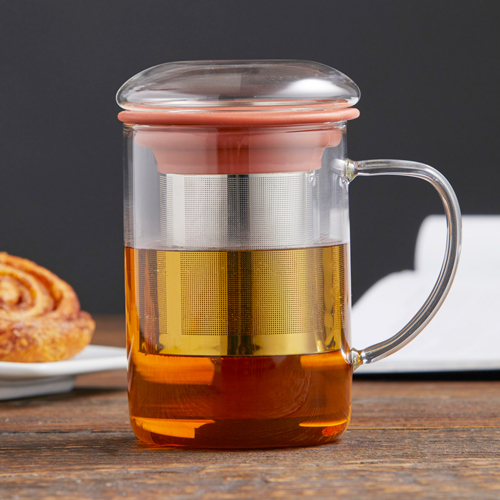 Leaf & Bean Red Tea Mug With Infuser