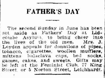 Father's Day 1925