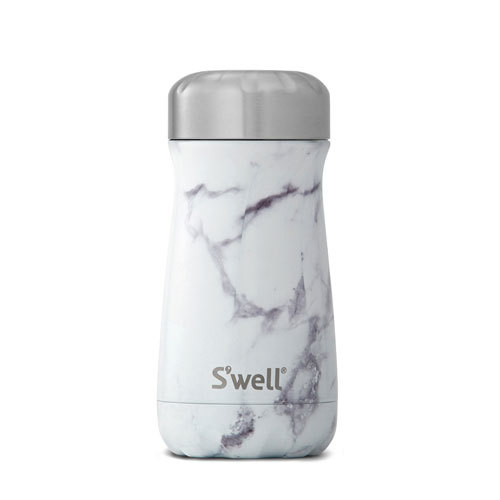 S'Well Traveller 350ml Elements Insulated Bottle White Marble
