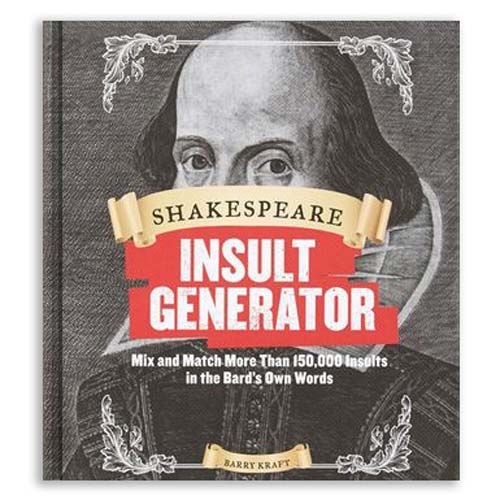 Shakespeare Insult Generator Book