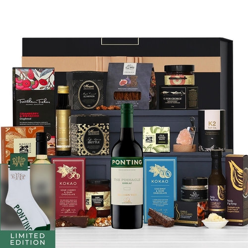 The Ultimate Foodies Hamper with Ponting Wine