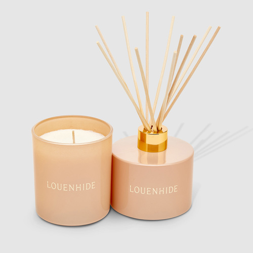 Louenhide Pink Lychee Candle & Diffuser Set