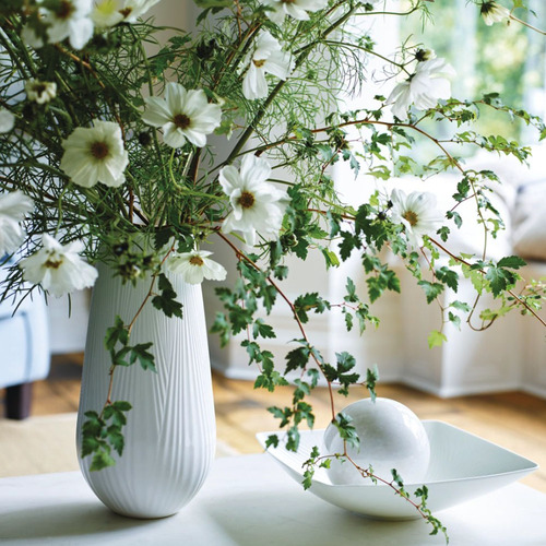 Wedgwood White Folia Tall Vase