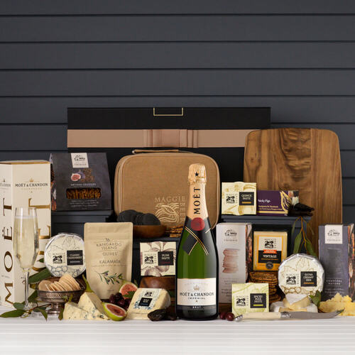 The Complete Cheeseboard Hamper with Moët
