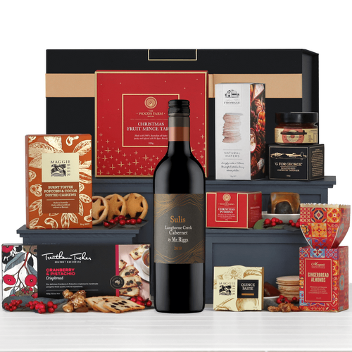 Christmas Bites with Red Wine Hamper