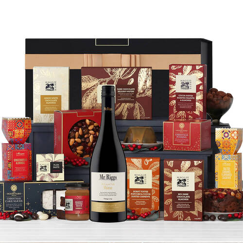 Christmas Decadence with Red Wine Hamper