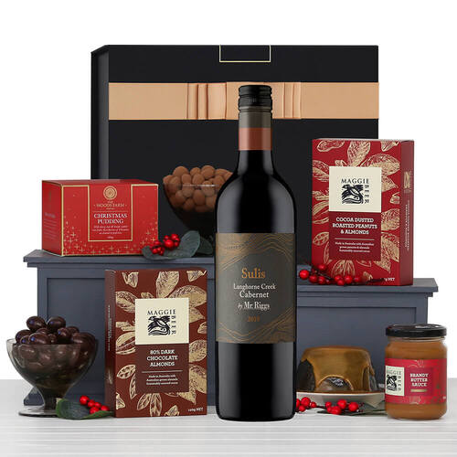 Christmas Cheer with Red Wine Hamper