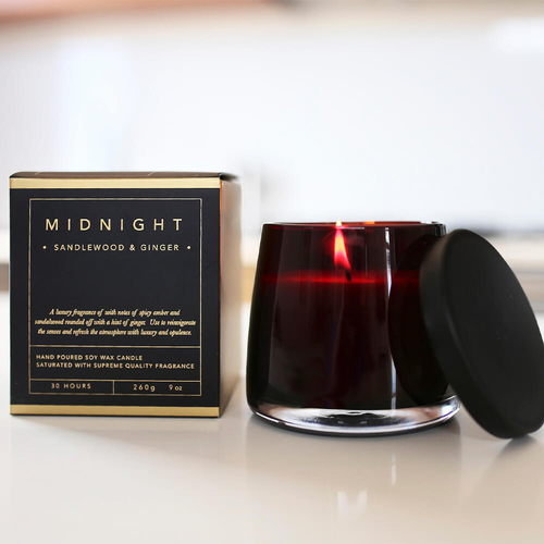 The Cove 'Midnight' Soy Wax Candle