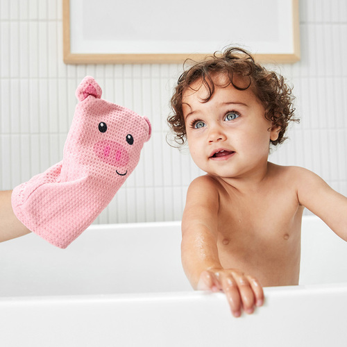 Baby Piggy Wash Mitt 100% Recycled