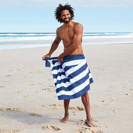 Whitsunday Blue 100% Recycled Beach Towel