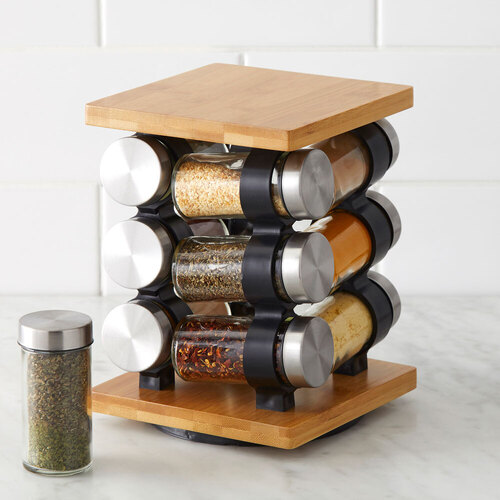 Romano Spice Rack Jar Set