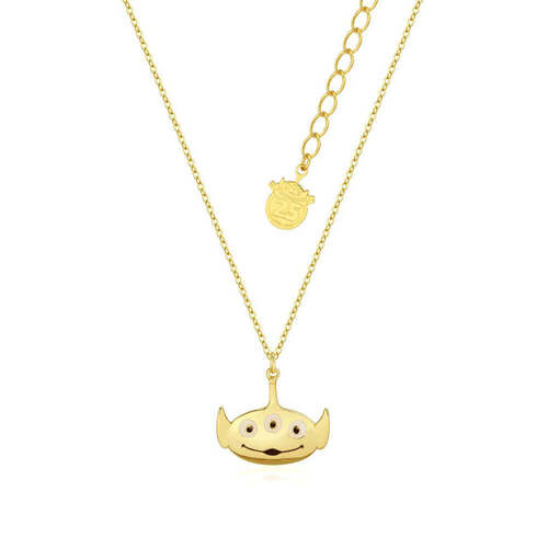 Toy Story Gold Alien Necklace By Disney Couture