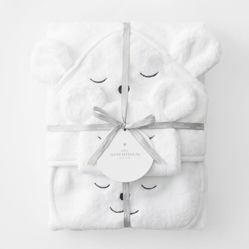 Sheridan Babys First Towel Set White
