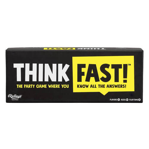 Ridleys 'Think Fast' Party Game