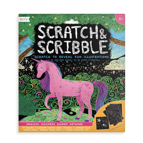 Princess Garden Scratch & Scribble Art Kit