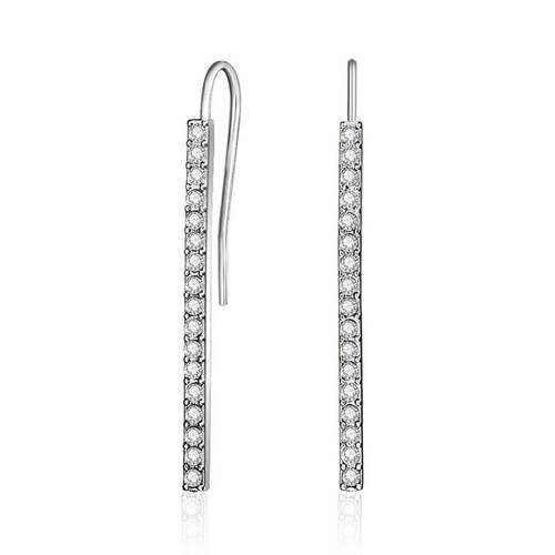 Celestial Bar Earrings with Swarovski® Crystals