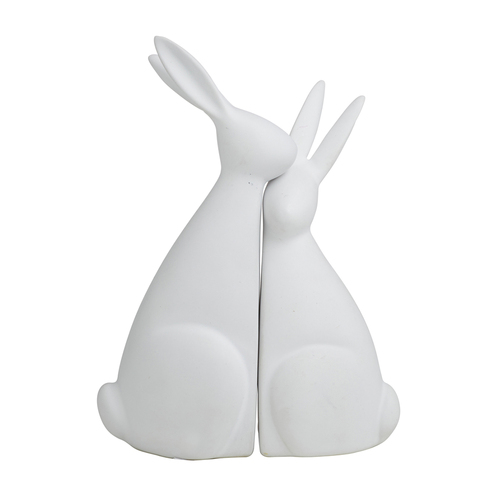Ceramic Rabbit Sculpture Set