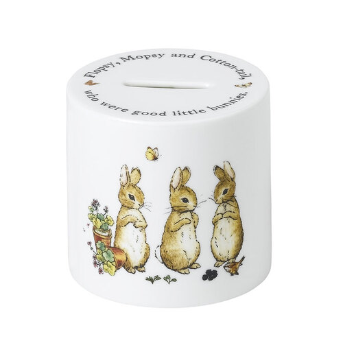 Wedgwood Flopsy, Mopsy & Cottontail Money Box