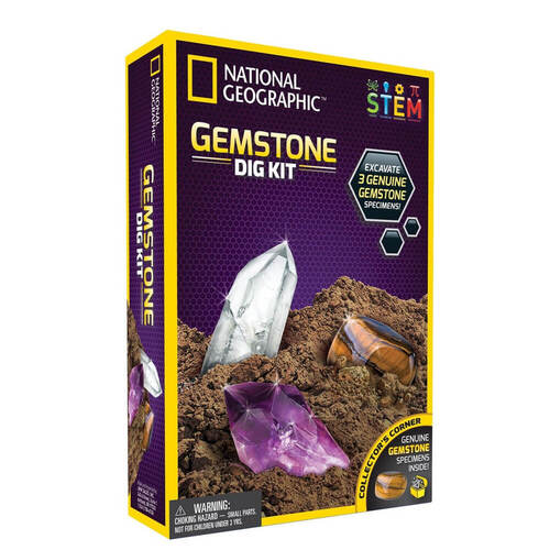National Geographic Gemstone Dig Kit 