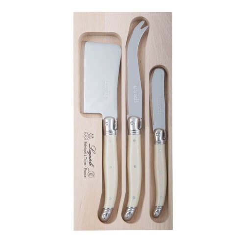 Laguiole French-Made Cheese Knife Set
