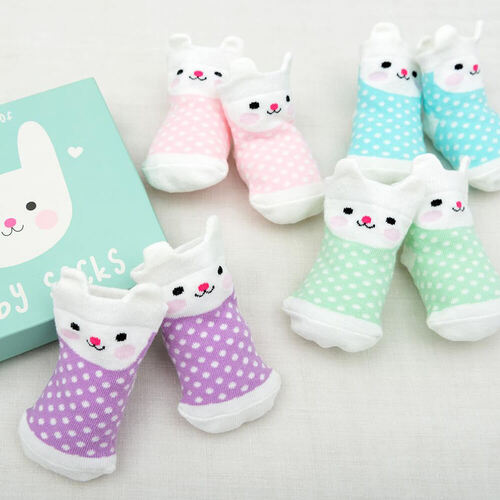 bunny sock baby gift for Easter
