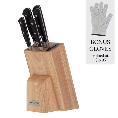 Knife and Chef Glove Set