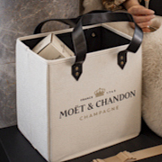 Moët & Chandon Rosé Imperial Calico Tote Bag