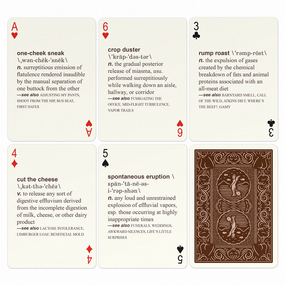 52 Farts Playing Cards