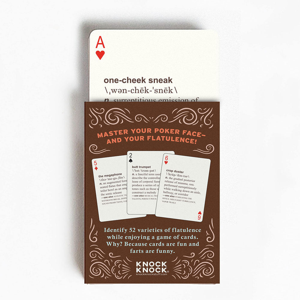 52 Farts Playing Cards