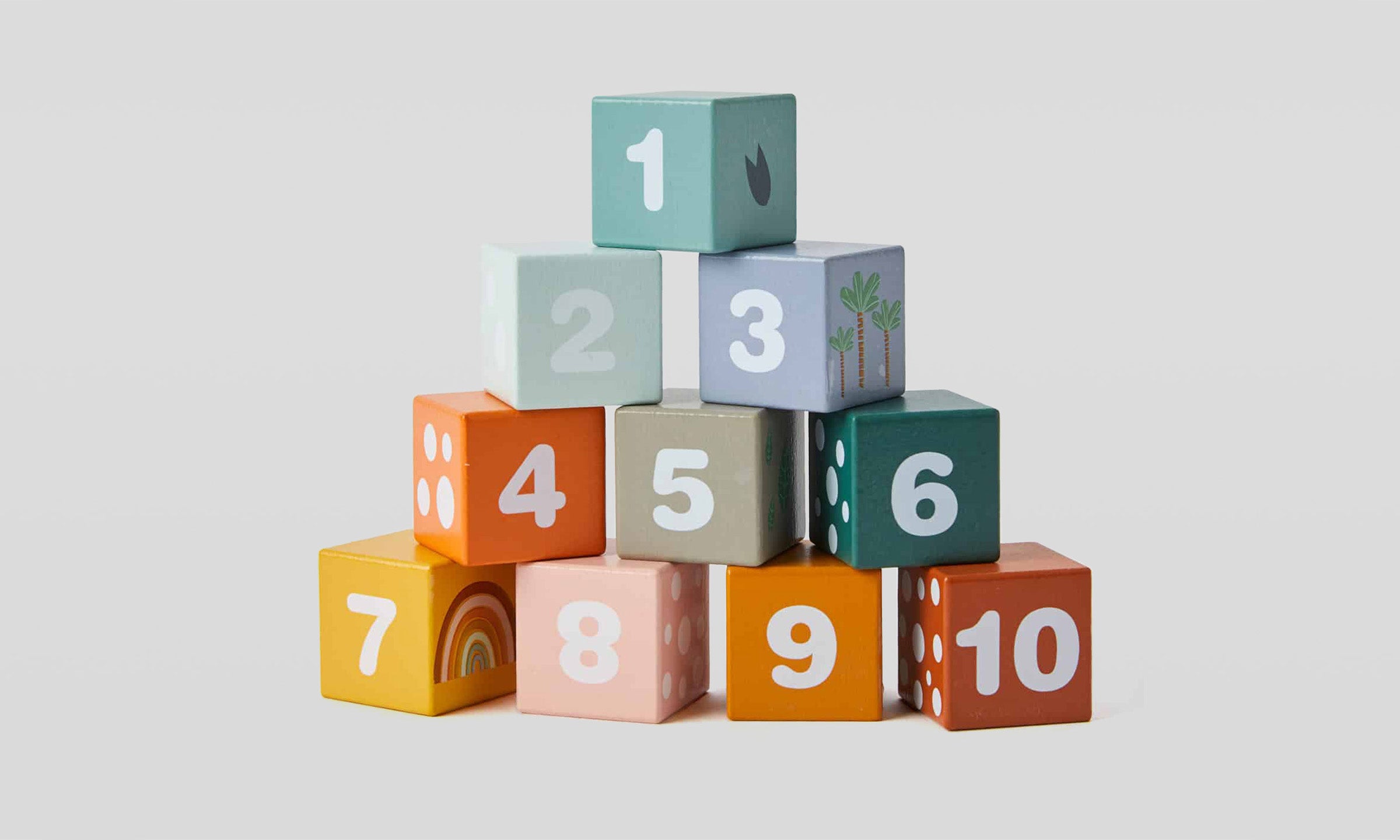 Wooden Animal & Number Blocks | Gifts Australia