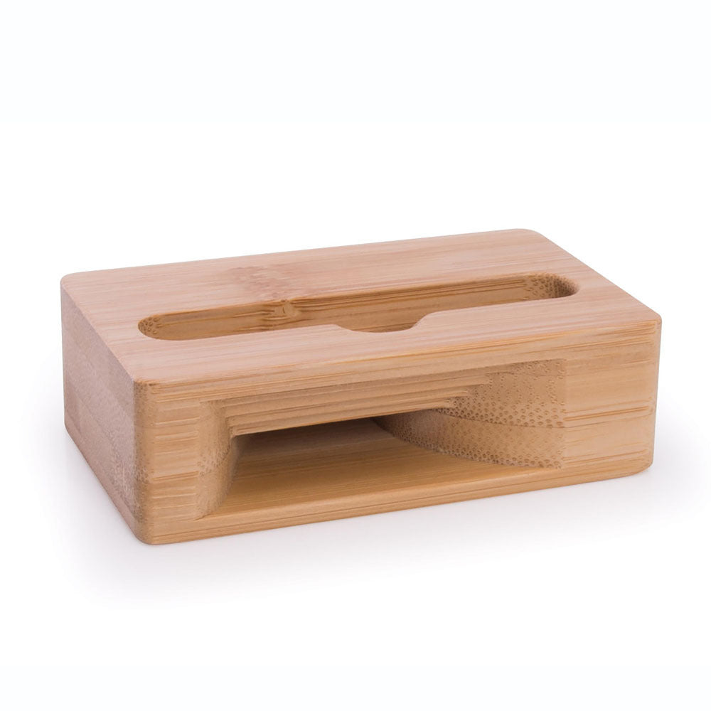 Bamboo Phone Holder and Amplifier -12Disp