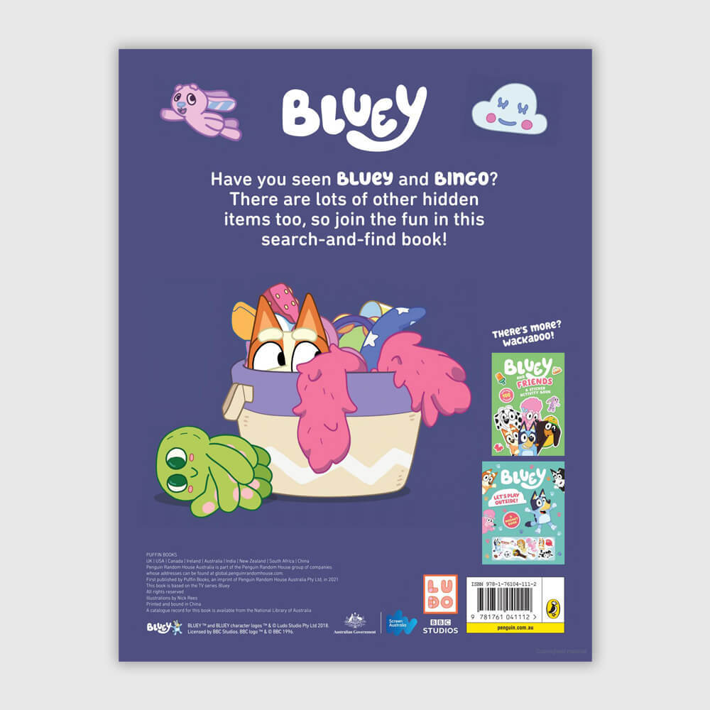 Bluey Wheres Bluey Search-And-Find Book