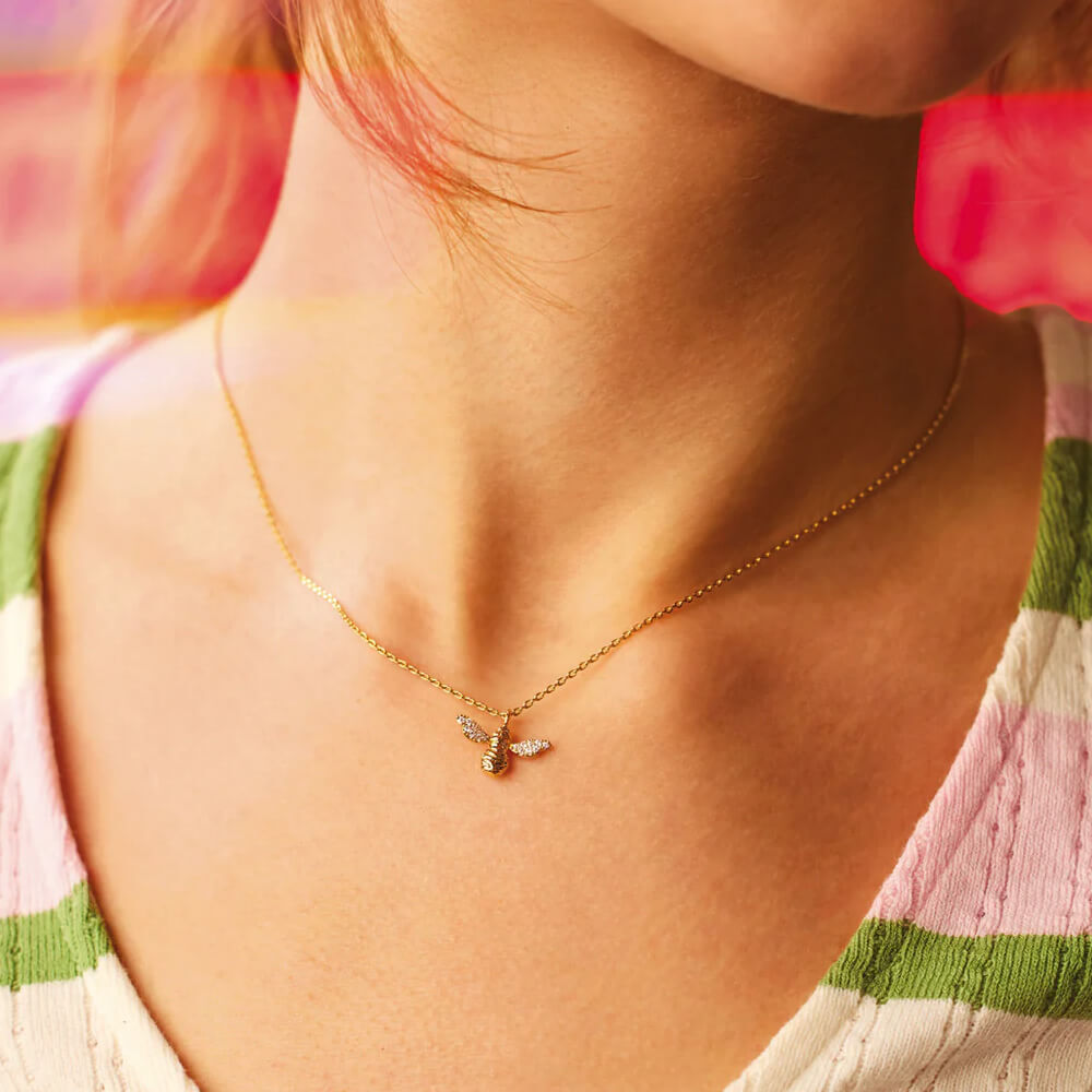 Estella Bartlett Bee Happy Pendant Necklace