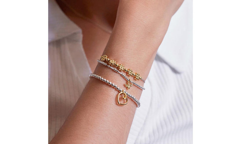 Estella Bartlett Gold Heart Pendant Bracelet