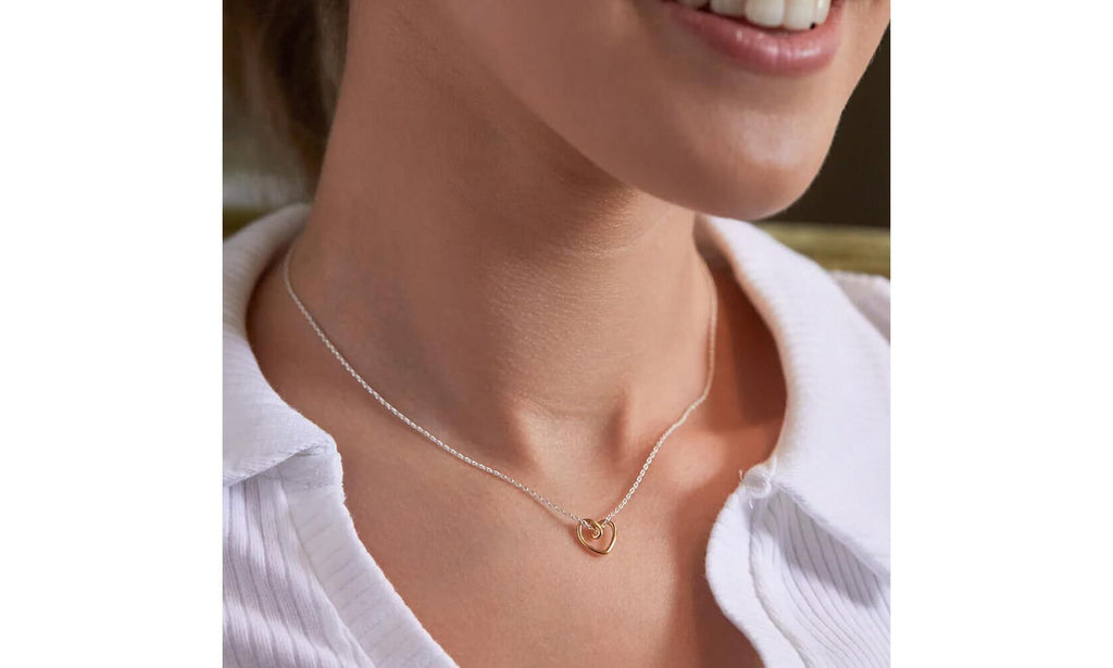 Estella Bartlett Gold Heart Pendant Necklace