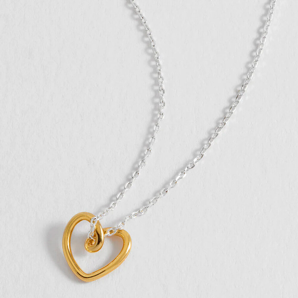 Estella Bartlett Gold Heart Pendant Necklace