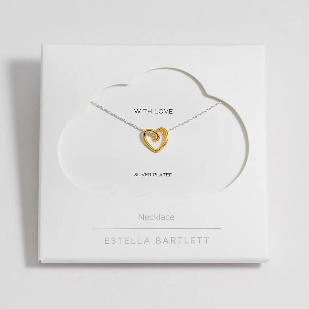 Estella Bartlett Gold Heart Pendant Necklace