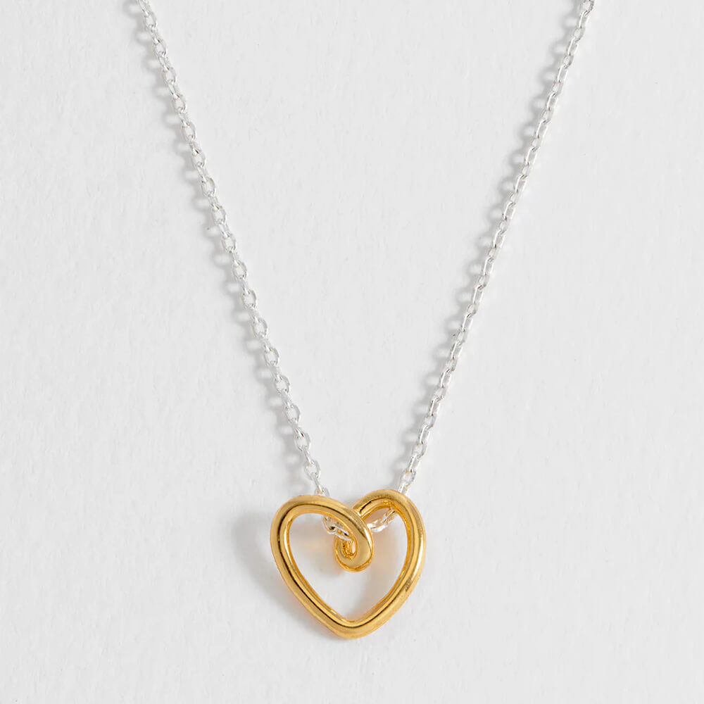 Estella Bartlett Gold Heart Pendant Necklace