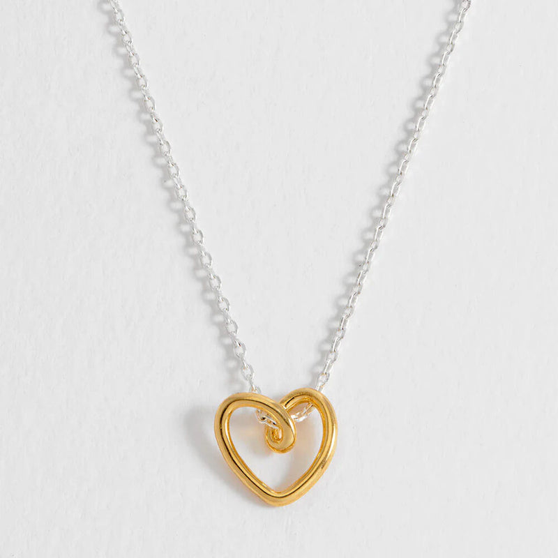 Estella Bartlett Gold Heart Pendant Necklace