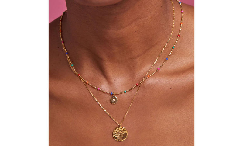 Estella Bartlett Live Colourfully Pendant Necklace