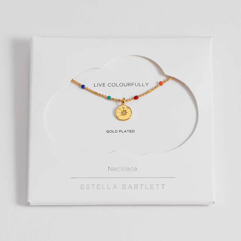 Estella Bartlett Live Colourfully Pendant Necklace